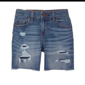 —WN Boys Rip and Repair Denim Shorts